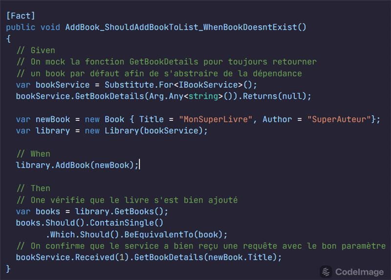 Tester code